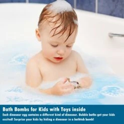 12 Colors Kids Dinosaur Egg Bath Bombs -Popfun 12 colors kids dinosaur egg bath bombs 318330