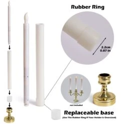 Flameless Halloween Candles With Holders 12 Packs -Popfun 12 packs flameless halloween candles with holders 671071