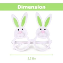 Easter Egg And Bunny Party Glasses 12pcs -Popfun 12 pcs easter bunny chick party glasses 101164