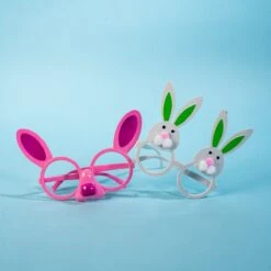Easter Egg And Bunny Party Glasses 12pcs -Popfun 12 pcs easter bunny chick party glasses 120277