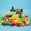 Kids Kitchen Play Food Set 128pcs -Popfun 128 pcs kids kitchen play food set 156466