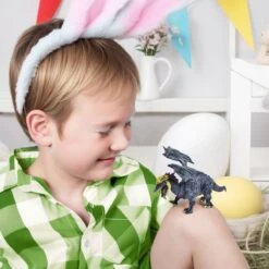 12PCS Easter Eggs Pre-Filled With Mini Dragon Action Figures -Popfun 12pcs easter eggs pre filled with mini dragon action figures 348340