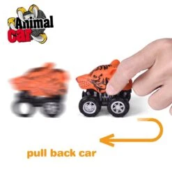 12PCS Easter Eggs Pre-Filled With Pull Back Mini Animal Cars Vehicle Toys -Popfun 12pcs easter eggs pre filled with pull back mini animal cars vehicle toys 409055