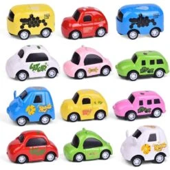 Easter Eggs Prefilled With Mini Car Toys 12pcs -Popfun 12pcs stylish mini cars treasure eggs 994758