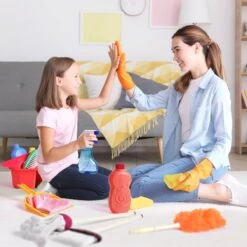 Kids House Cleaning Set 15pcs -Popfun 15 pcs kids house cleaning set 876683