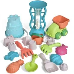 Kids Beach Toy Set (19pcs) -Popfun 17 pcs kids beach toy set 671953