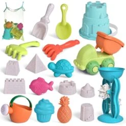 Kids Beach Toy Set (19pcs) -Popfun 17 pcs kids beach toy set 709178