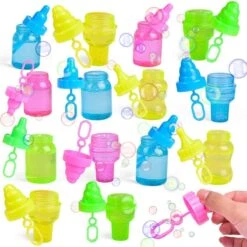 Mini Bubble Wands Treasure Eggs 18pcs -Popfun 18pcs mini bubble wands treasure eggs 913551