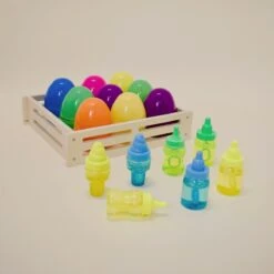 Mini Bubble Wands Treasure Eggs 18pcs