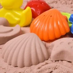 Beach Toys, 19 Piece Sand Toys Set Kids Sandbox Toys -Popfun 19 pcs sea animal beach sand toys for kids 368152