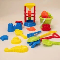 Beach Toys, 19 Piece Sand Toys Set Kids Sandbox Toys -Popfun 19 pcs sea animal beach sand toys for kids 661189