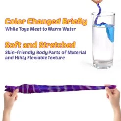 24PCs Valentine's Color-Changing Sea Animal Toys With Cards -Popfun 24pcs valentines color changing sea animal toys with cards 981205