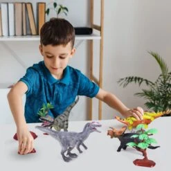 Dinosaurs Toys With Large Activity Play Mat 26pcs -Popfun 26 pcs dinosaurs toys with large activity play mat 324743