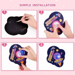 28-Pack Valentine’s Galaxy Slime Ball Fidget Toys & Cards Set -Popfun 28 pack valentines galaxy slime ball fidget toys cards set 731205