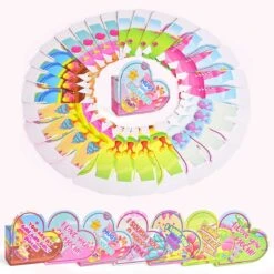 28PCs Valentine’s Mochi Squishy Soft Toys With Heart Gift Box -Popfun 28pcs valentines mochi squishy soft toys with heart gift box 515071