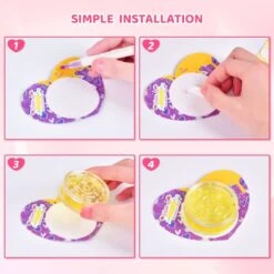 28PCs Valentine’s Slime With Maze Box & Heart-Shaped Cards -Popfun 28pcs valentines slime with maze box heart shaped cards 914862