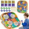 3-IN-1 Tossing Toy Set For Toddlers -Popfun 3 in 1 tossing toy set for toddlers 371432