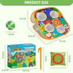 3-IN-1 Tossing Toy Set For Toddlers -Popfun 3 in 1 tossing toy set for toddlers 994989