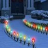 Multicolored Christmas C9 Pathway Marker String Lights -Popfun 3075ft multicolored christmas c9 pathway marker string lights 371858