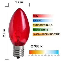 Multicolored Christmas C9 Pathway Marker String Lights 18 Multicolored Christmas C9 Pathway Marker String Lights -Popfun 3075ft multicolored christmas c9 pathway marker string lights 482379