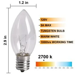 Christmas C9 Pathway Marker String Lights -Popfun 3075ft warm white christmas c9 pathway marker string lights 126793