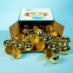 Golden Fillable Easter Eggs (36pcs)