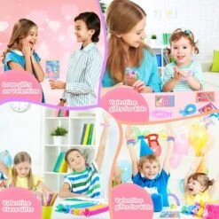 36PCs Valentine's Unicorn Noodle Fidget Toys With Valentine Cards 17 36PCs Valentine's Unicorn Noodle Fidget Toys With Valentine Cards -Popfun 36pcs valentines unicorn noodle fidget toys with valentine cards 332104