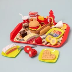 Pretend Play Fast Food Meal Set 40pcs