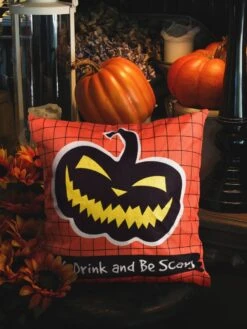 Halloween Pillow Covers Set 4pcs -Popfun 4pcs halloween pillow covers set 120081