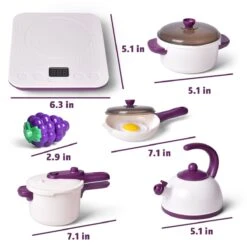 Kitchen Toy Pretend Play Set 53pcs -Popfun 53 pcs kitchen toy pretend play set 981867