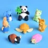 Animal & Food Erasers Gifts For Kids 58pcs -Popfun 58 pcs animal food erasers gifts for kids 591698