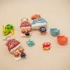 Sea Animals Baby Bath Toys With Waterfall Station 8pcs -Popfun 8 pcs bath squirter for toddler 217488