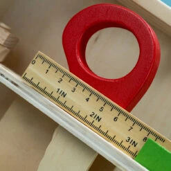 Classic Wooden Toolbox -Popfun F 141