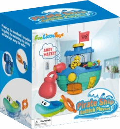 Captain Bear's Pirate Ship Set 8 Pcs -Popfun F 392