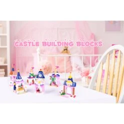 Princess Castle Building Blocks -Popfun F 798 3