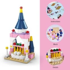 Princess Castle Building Blocks -Popfun F 798 4