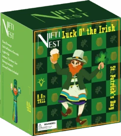 St. Patrick's Day Leprechaun Inflatable 8.8ft -Popfun F 894