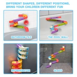 Water Slide Bathtub Toys For Toddlers -Popfun F 965 5