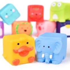 Animal Block Squirters Bath Toys -Popfun animal block squirters bath toys 801086