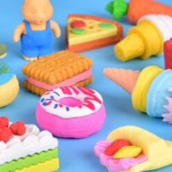 Animal & Food Erasers Gifts For Kids 58pcs -Popfun animal food erasers gifts for kids 58pcs 226528