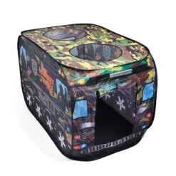 Army Pop-Up Play Tent With Vest -Popfun army pop up play tent with vest 179206