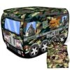Army Pop-Up Play Tent With Vest -Popfun army pop up play tent with vest 897828