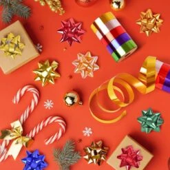 90PCS Christmas Assorted Gift Wrap Pull Bows -Popfun assorted gift wrap bows 474740