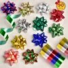 90PCS Christmas Assorted Gift Wrap Pull Bows -Popfun assorted gift wrap bows 636422
