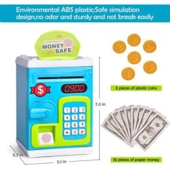ATM Piggy-Bank Pretend Play Sets -Popfun atm piggy bank pretend play sets 802830