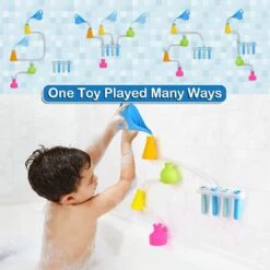 Popfun -Popfun baby bath toy science lab set 873692