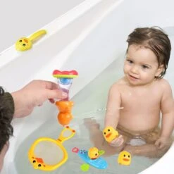 Baby Duck Bath Toys 8pcs -Popfun baby duck bath toys 8 pcs 576884