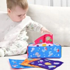 Baby Tissue Box Toy -Popfun baby tissue box toy 713173