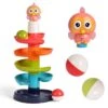 5-Tier Ball Drop Tower For Toddlers -Popfun ball drop and roll tower for toddlers 814314