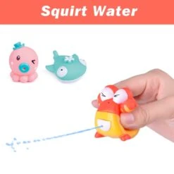 Sea Animals Baby Bath Toys With Waterfall Station 8pcs -Popfun bath squirter for toddler 8pcs 693138